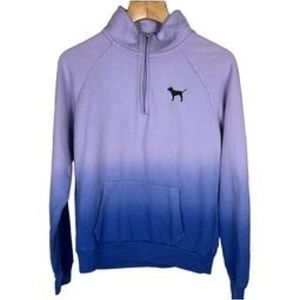 PINK 1/4 zip ombre pullover - Size Medium